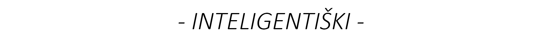inteligentiski